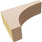 Ekena Millwork 2"W x 6"D x 4"H Classic Stockport Rough Cedar Woodgrain TimberThane Corbel, Primed Tan CORUR02X06X04STORCPR - alternate 2